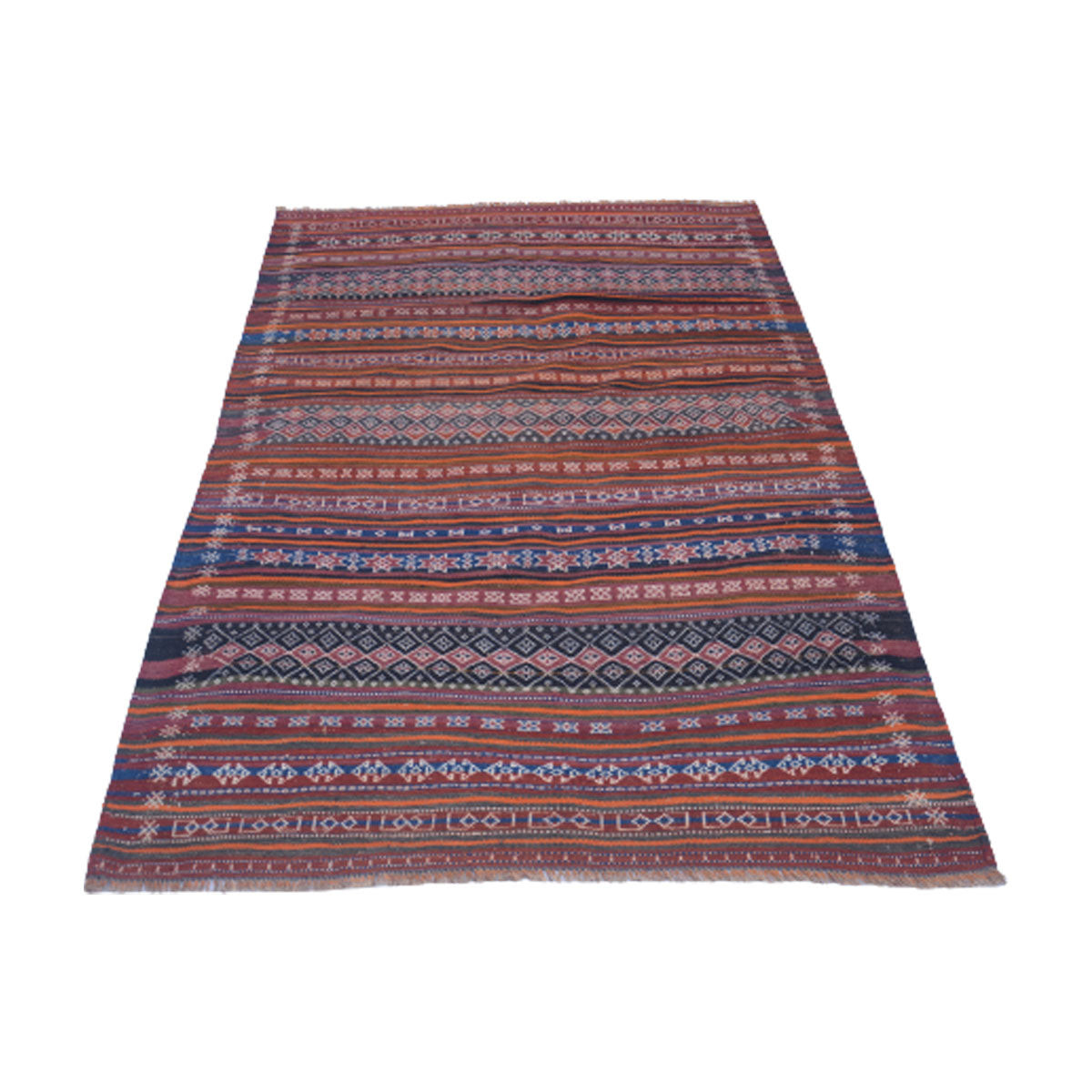 Baluchi-Cannon-Pink-Woolen-Rug