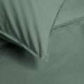 NNEDSZ Organic Cotton Basic Green Quilt Cover Sets by Bedding House King