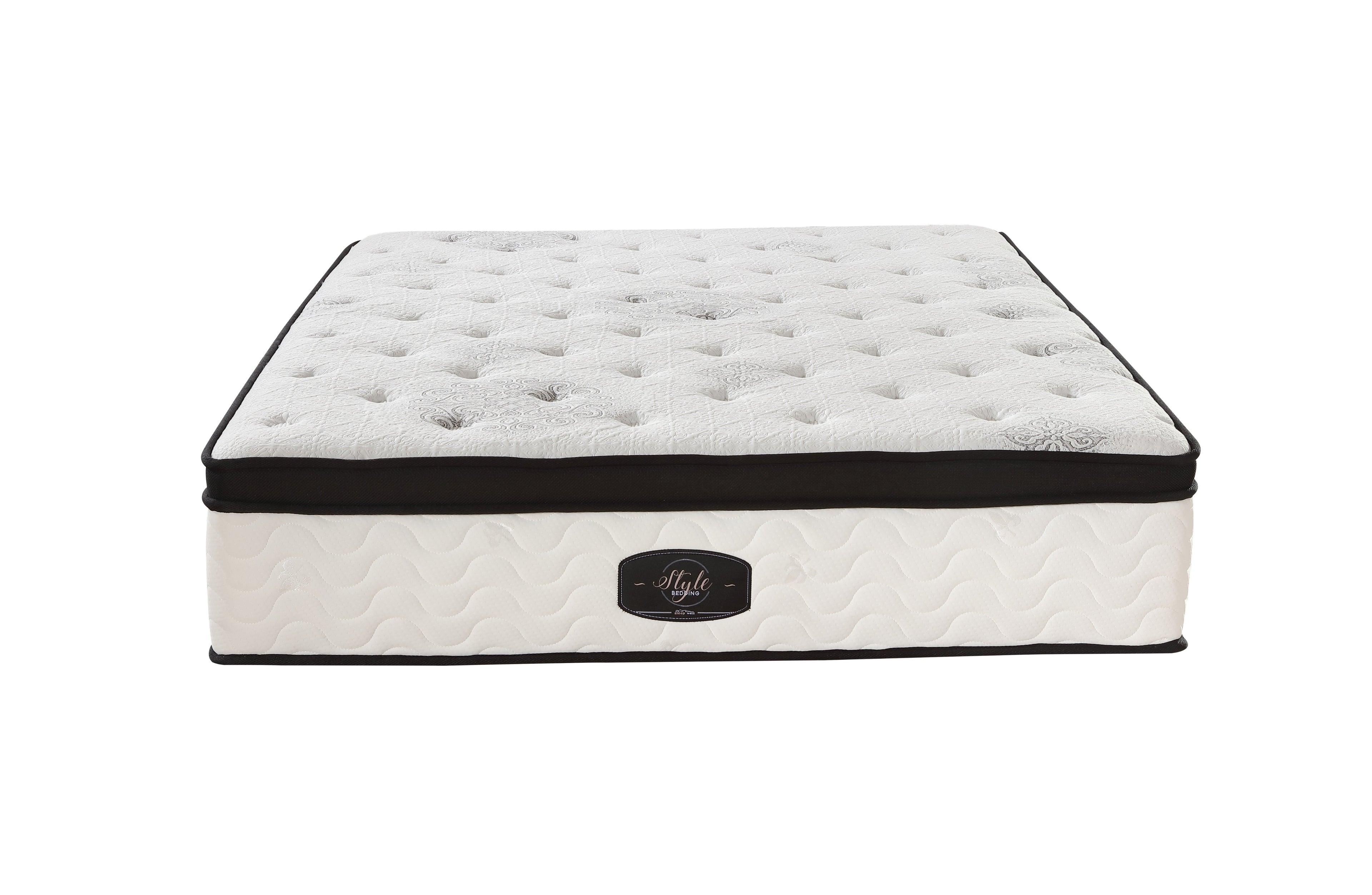 NNEDSZ Chiro 7 Zone Latex Euro Top 35cm Pocket Spring Mattress - Double