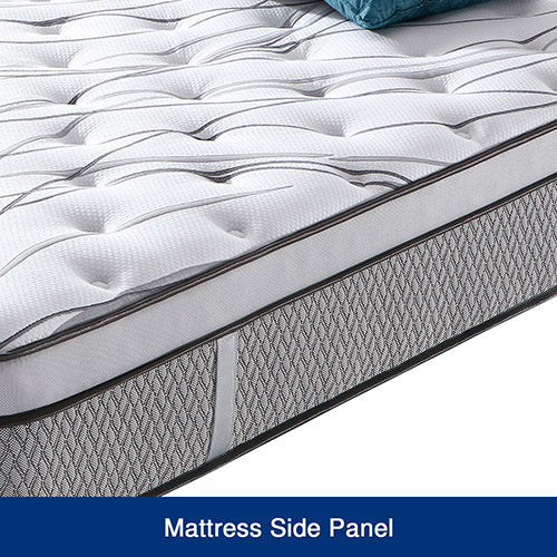 NNEDSZ Mattress in Gel Memory Foam 6 Zone Pocket Coil Soft Firm Bed 30cm Thick