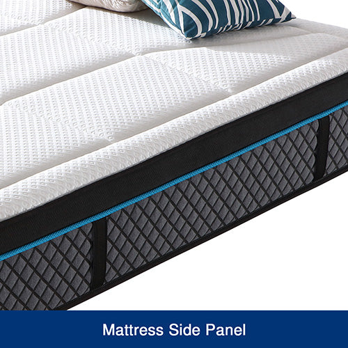 NNEDSZ Mattress in Coolmax Memory Foam 6 Zone Pocket Coil Soft Firmness