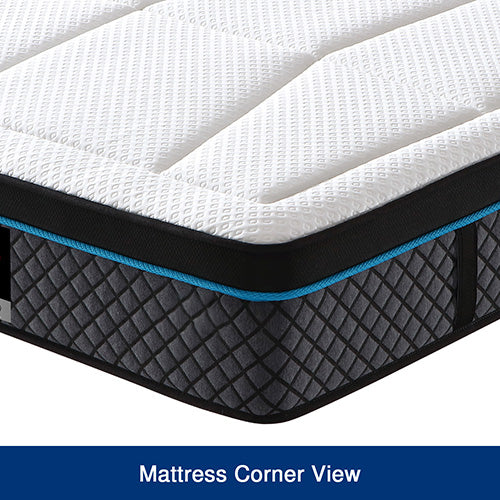 NNEDSZ Mattress in Coolmax Memory Foam 6 Zone Pocket Coil Soft Firmness