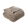 NNEDSZ Bianca Mansfield Blanket Taupe (Also Known as Silver Grey) Super King
