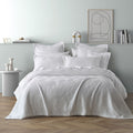 NNEDSZ Bianca Cassiano White Polyester Jacquard Coverlet Set Single/Double