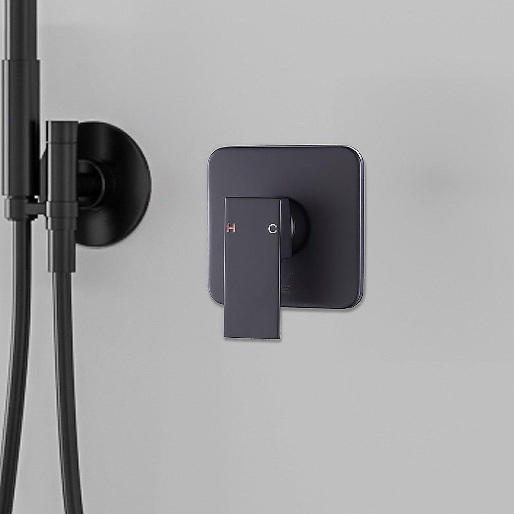 NNEDSZ Shower Bath Mixer Tap Bathroom WATERMARK Approved - Electroplated Matte Black