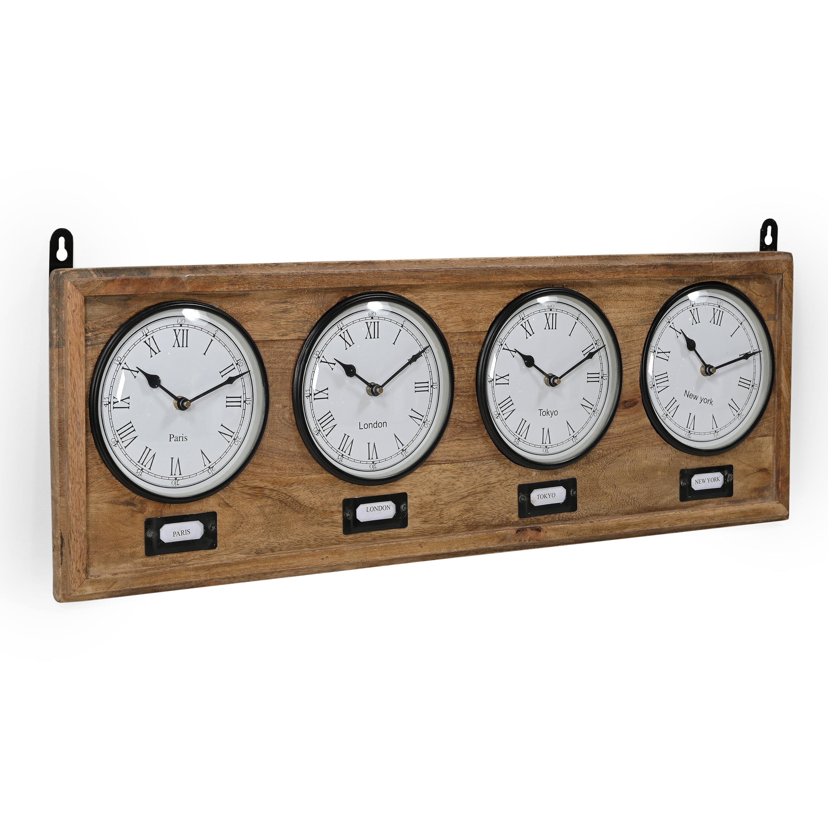 NNEDSZ World Timber Clock