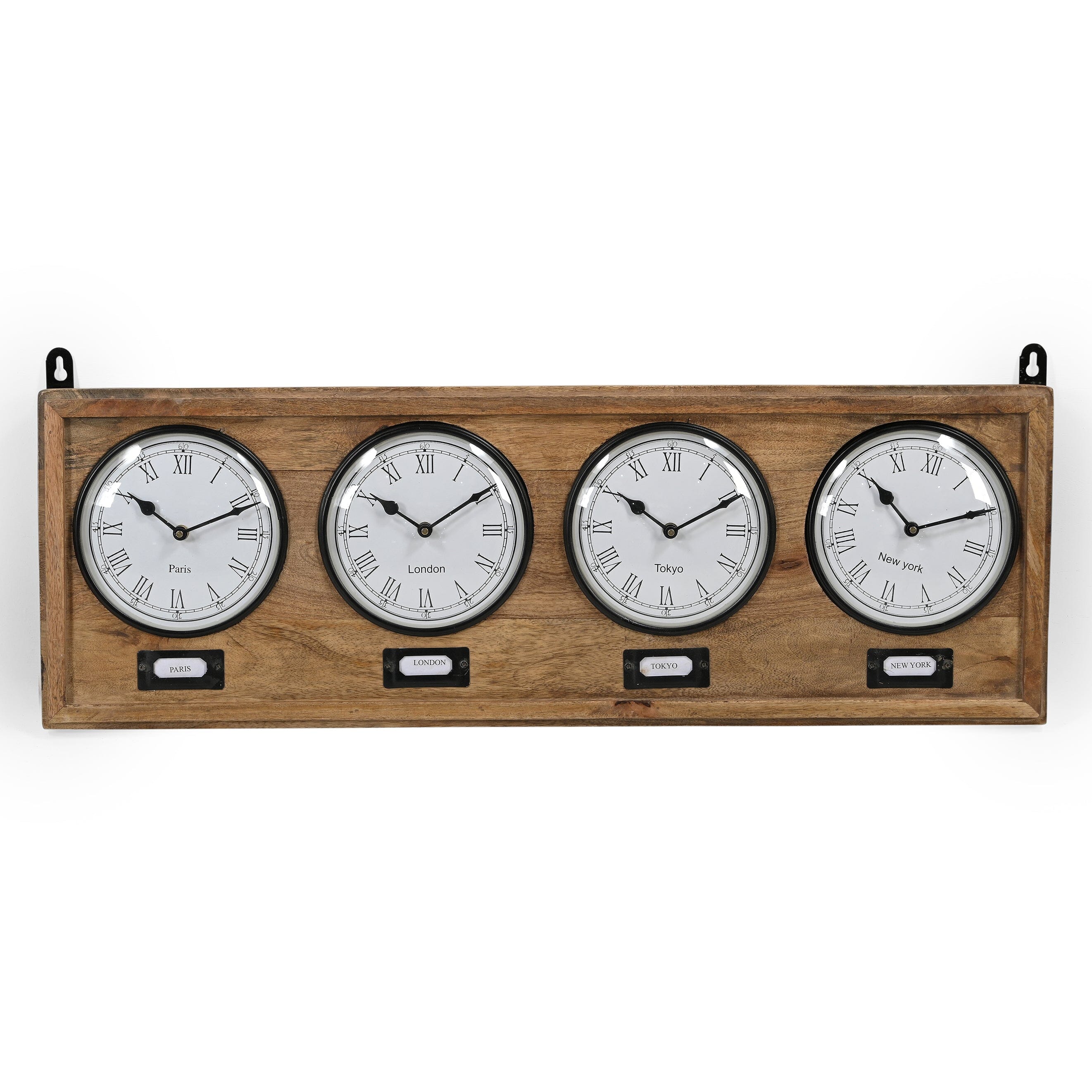 NNEDSZ World Timber Clock