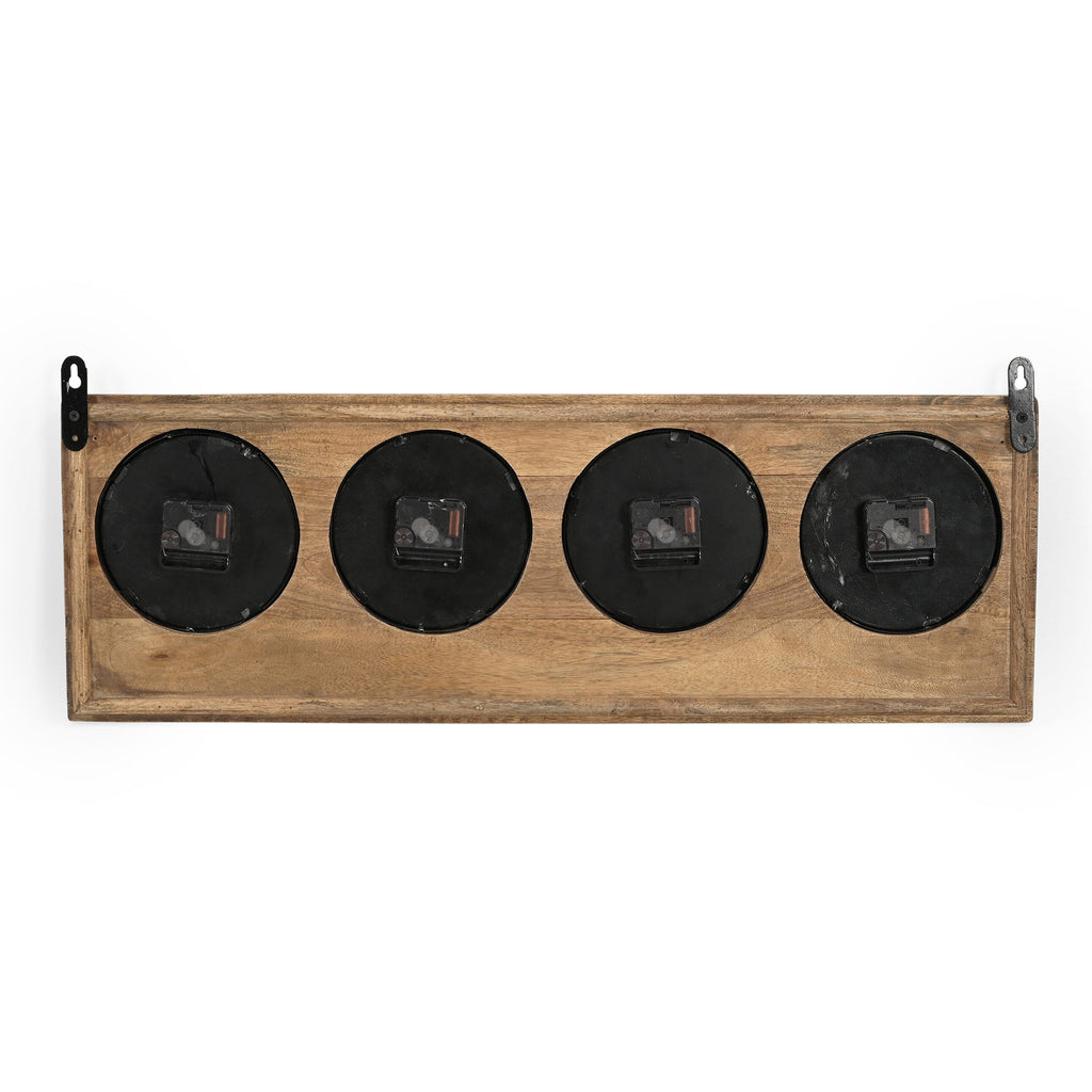 NNEDSZ World Timber Clock