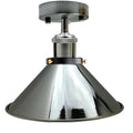 Chrome Vintage Industrial Ceiling Lights Retro Pendant Shade Sconce Lamp~2602