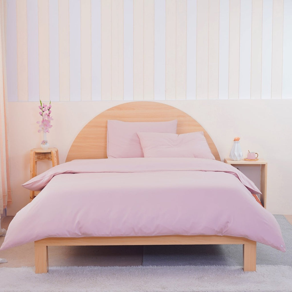 Ackly Bamboo - Blush Pink Duvet Cover