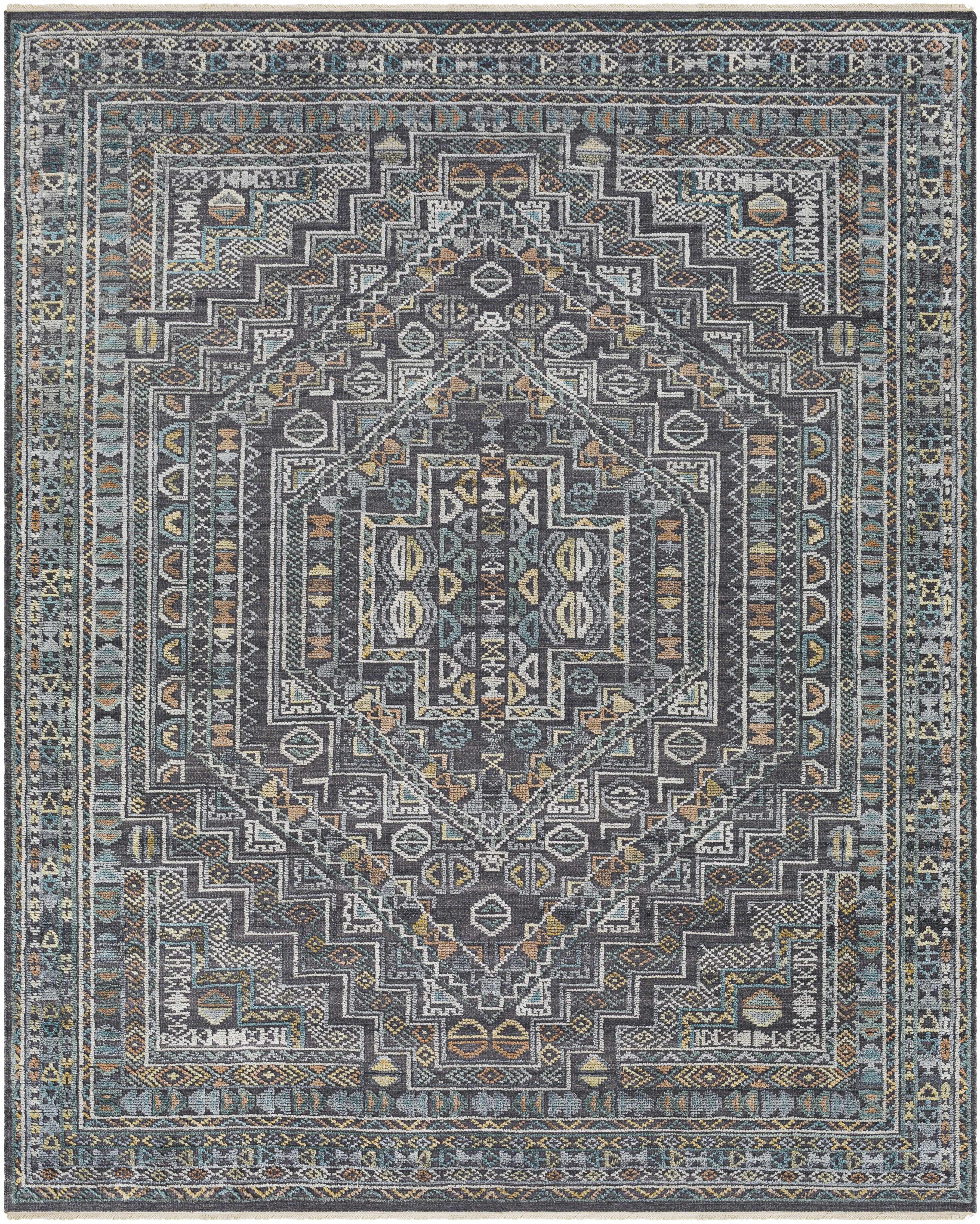 Akle Premium Hand Knotted Wool Area Rug-0
