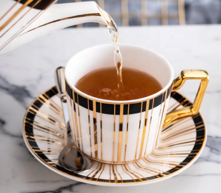 Regal Fantasy Bone China Teacup and Saucer