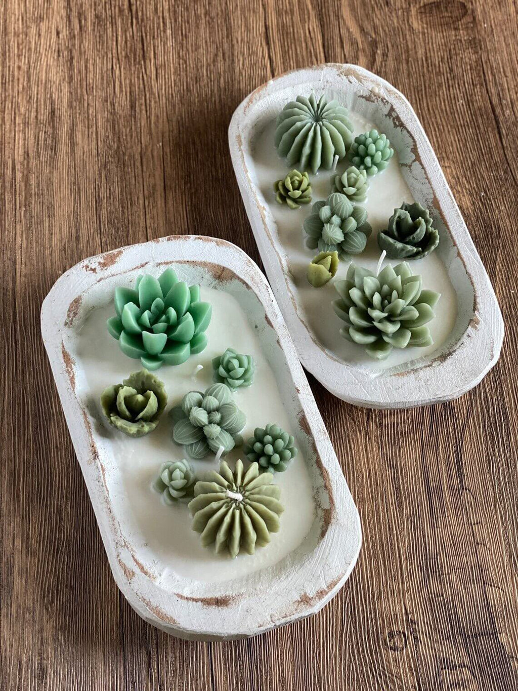 Arizona Dream Cactus Wooden Bowl Candle-2