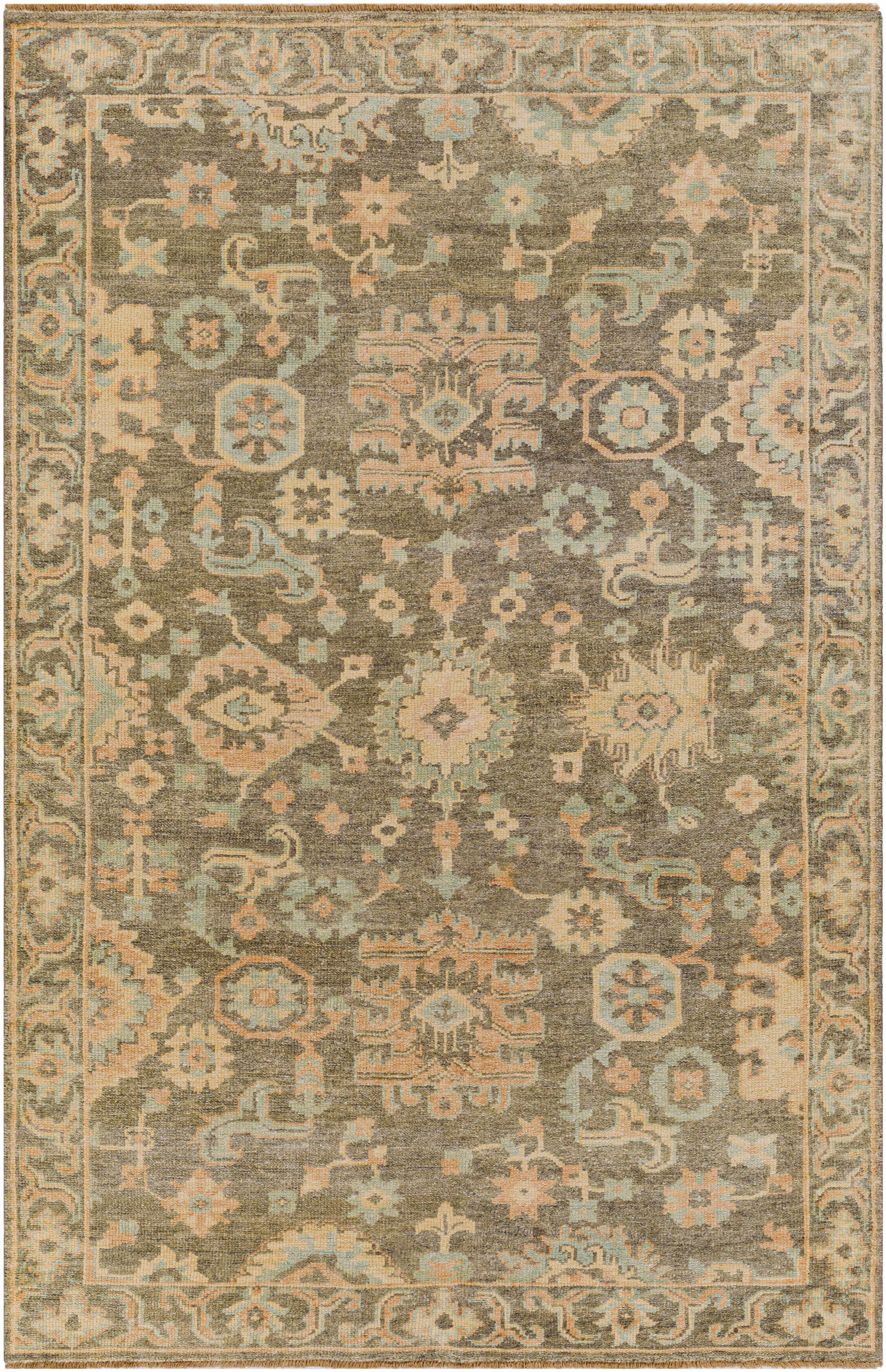 Asotin Hand Knotted Wool Area Rug