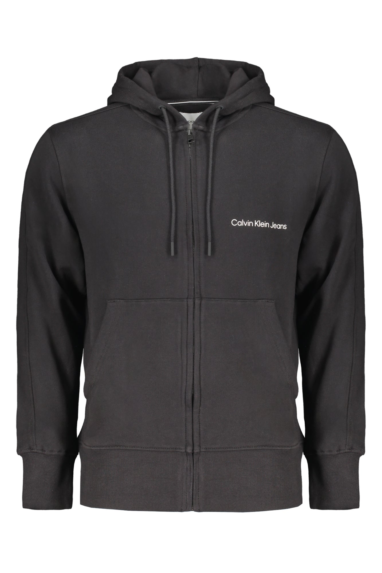 CALVIN KLEIN MEN'S BLACK ZIP SWEATSHIRT-0