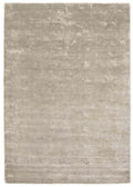 Karma Grey Solid Luxury Viscose Rug