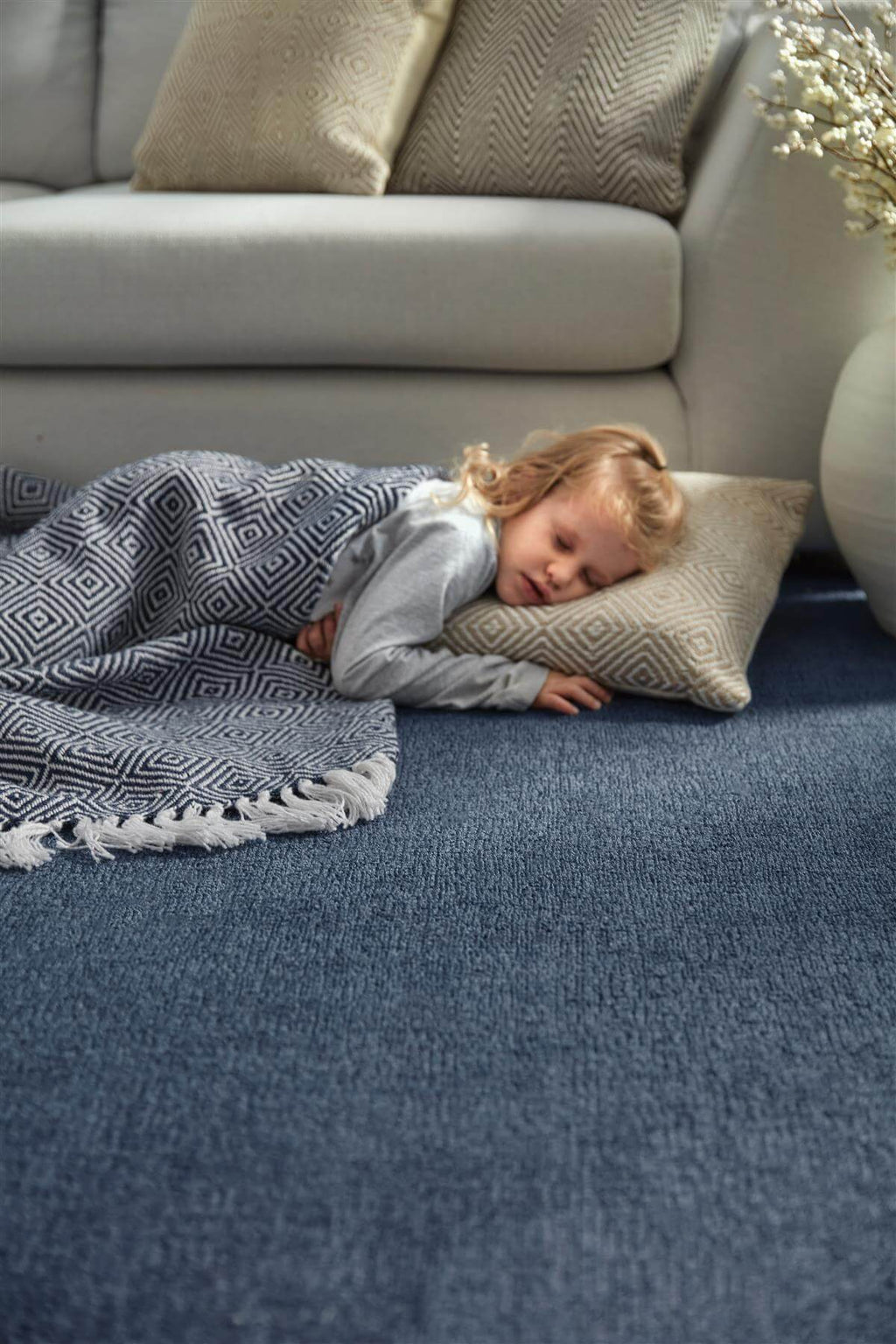 Reef Navy Eco-Friendly Rug