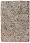 Imperial Mid Grey Mix Shaggy Pile Wool Rug