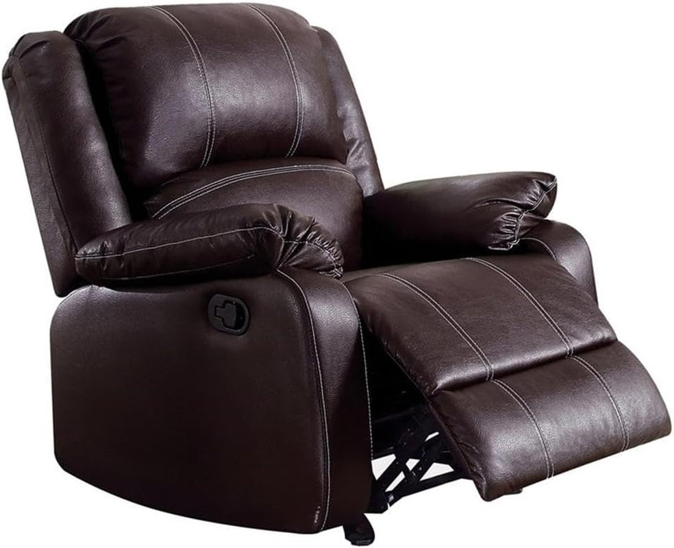 Brown Recliner Loveseat Modern Living Room Furniture