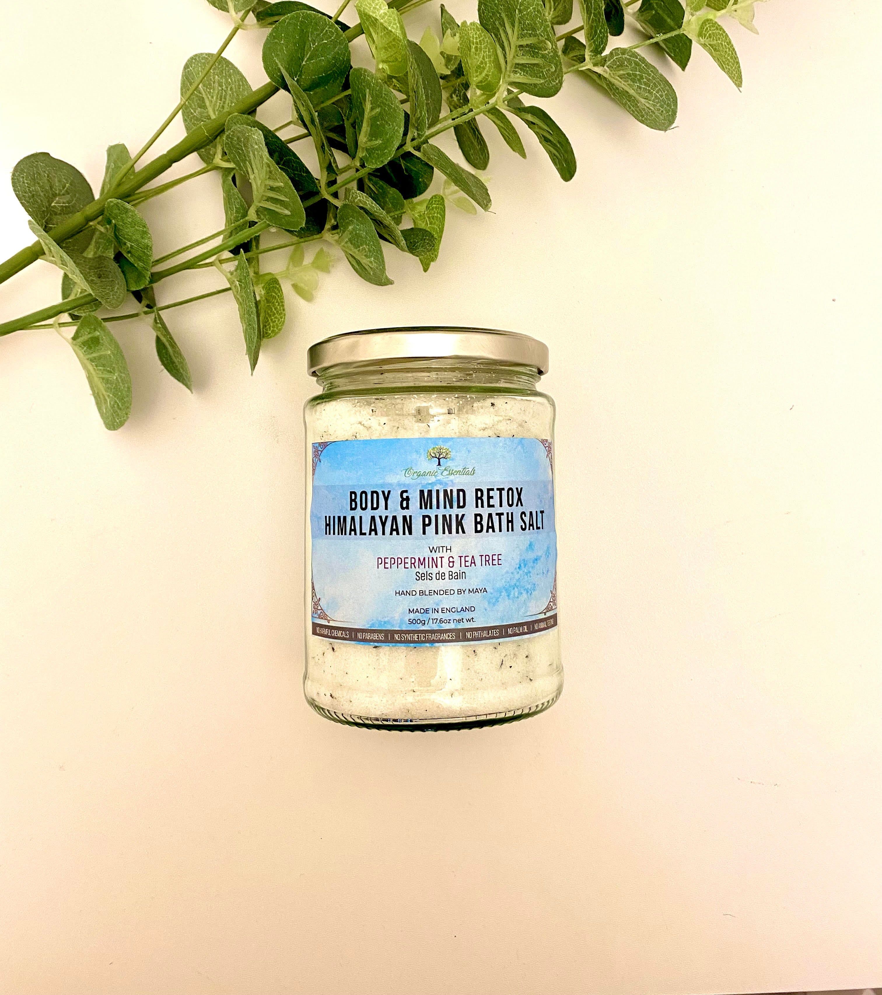 Body & Mind Retox Bath Salt with Peppermint & Tea Tree