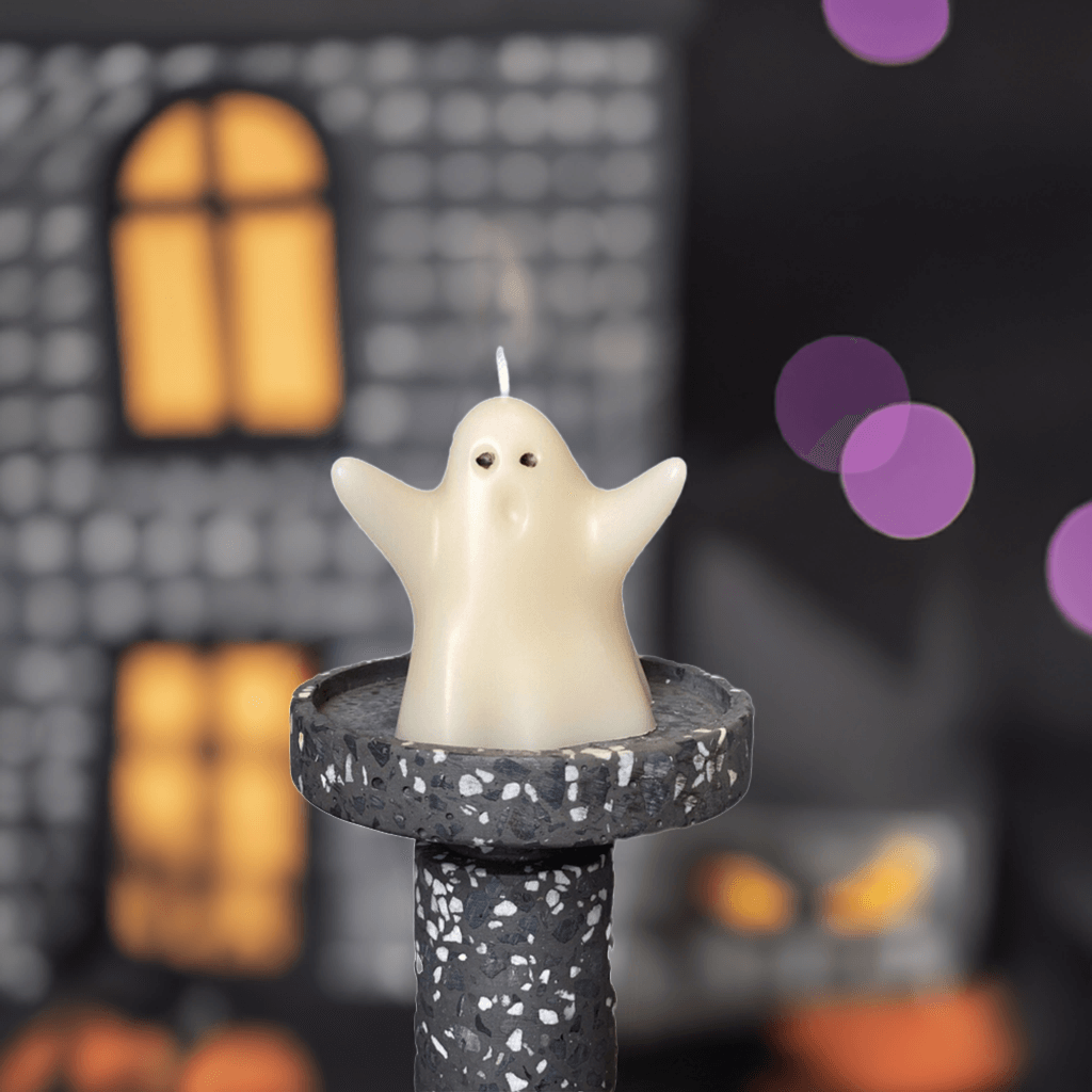 Ghost Candle for Halloween & Fall Decorating-4