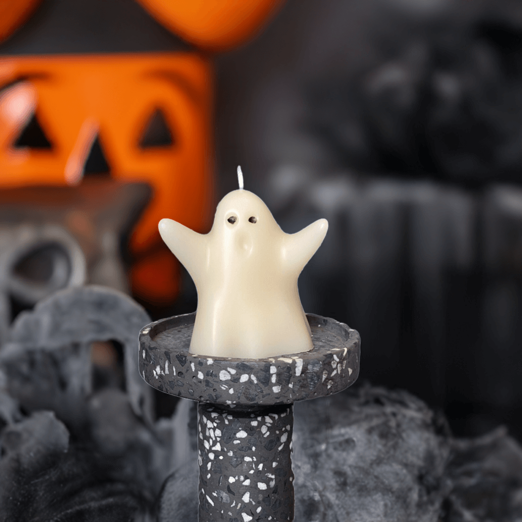 Ghost Candle for Halloween & Fall Decorating-3