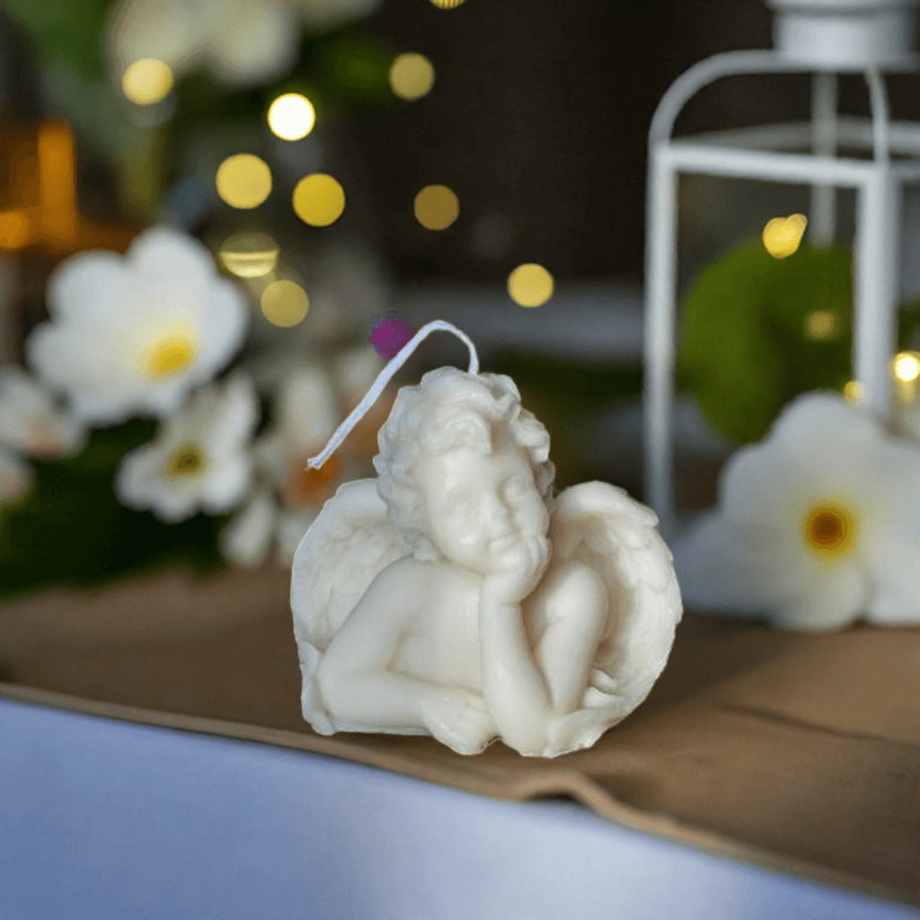 Angel Soy Wax Candle - Handcrafted Decorative Gift for Home and Soul, Perfect for Relaxation-0