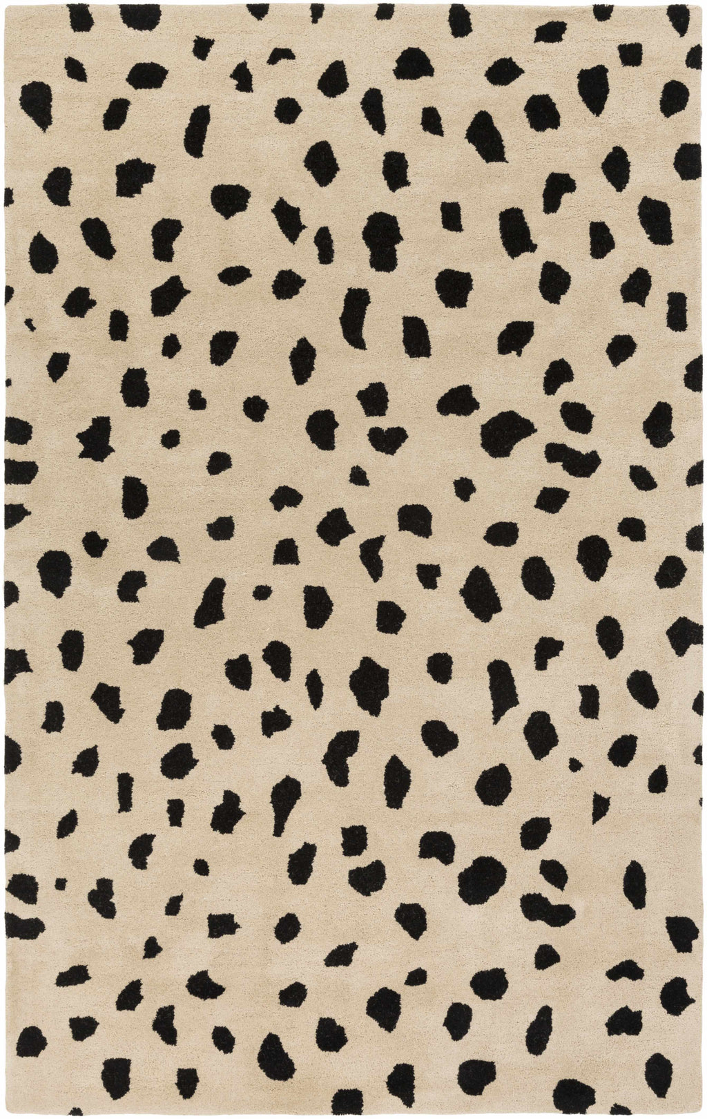 Guiseley Dalmatian Hand Tufted Wool Area Rug-0