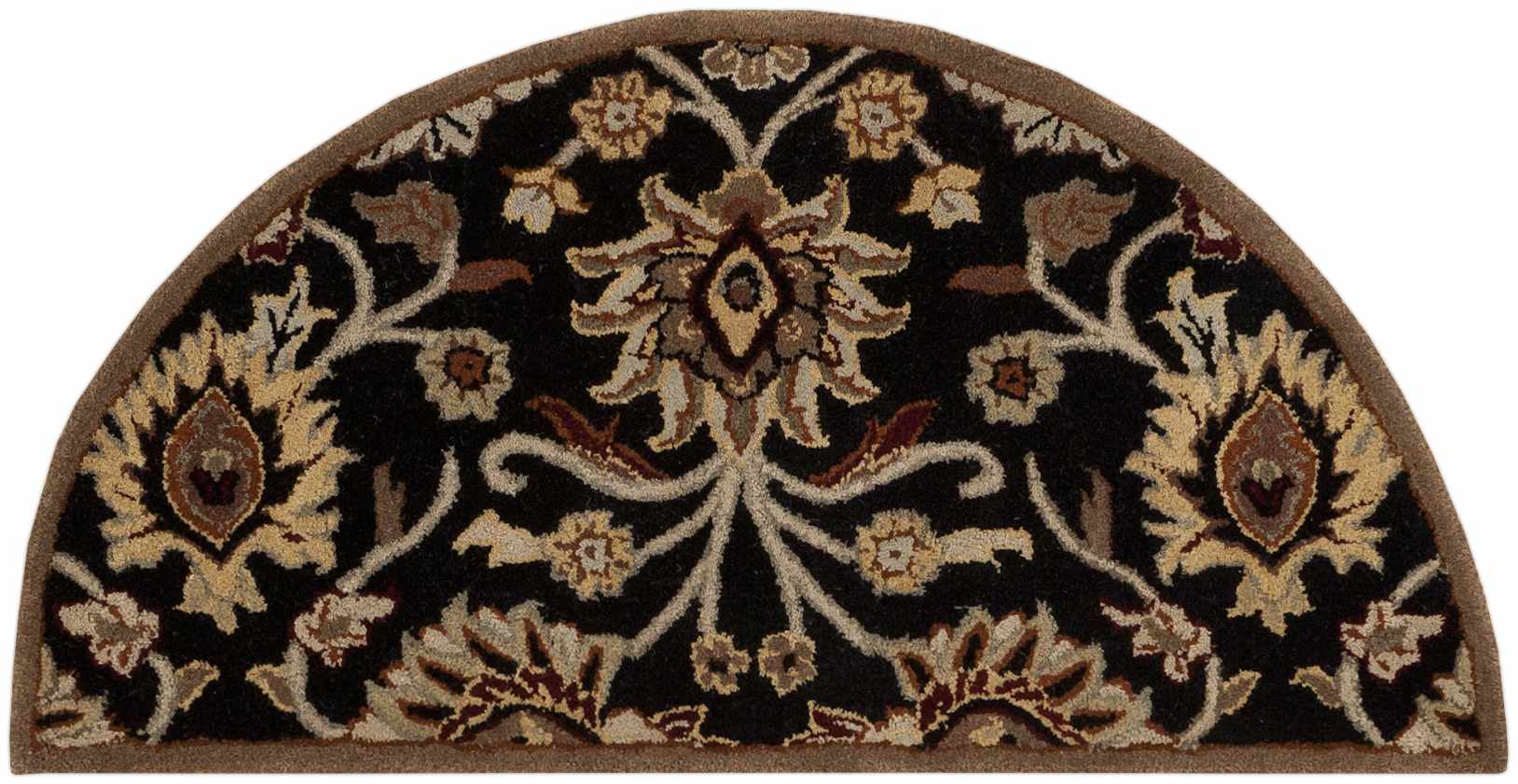 Conesus 1053 Hand Tufted Black Wool Rug