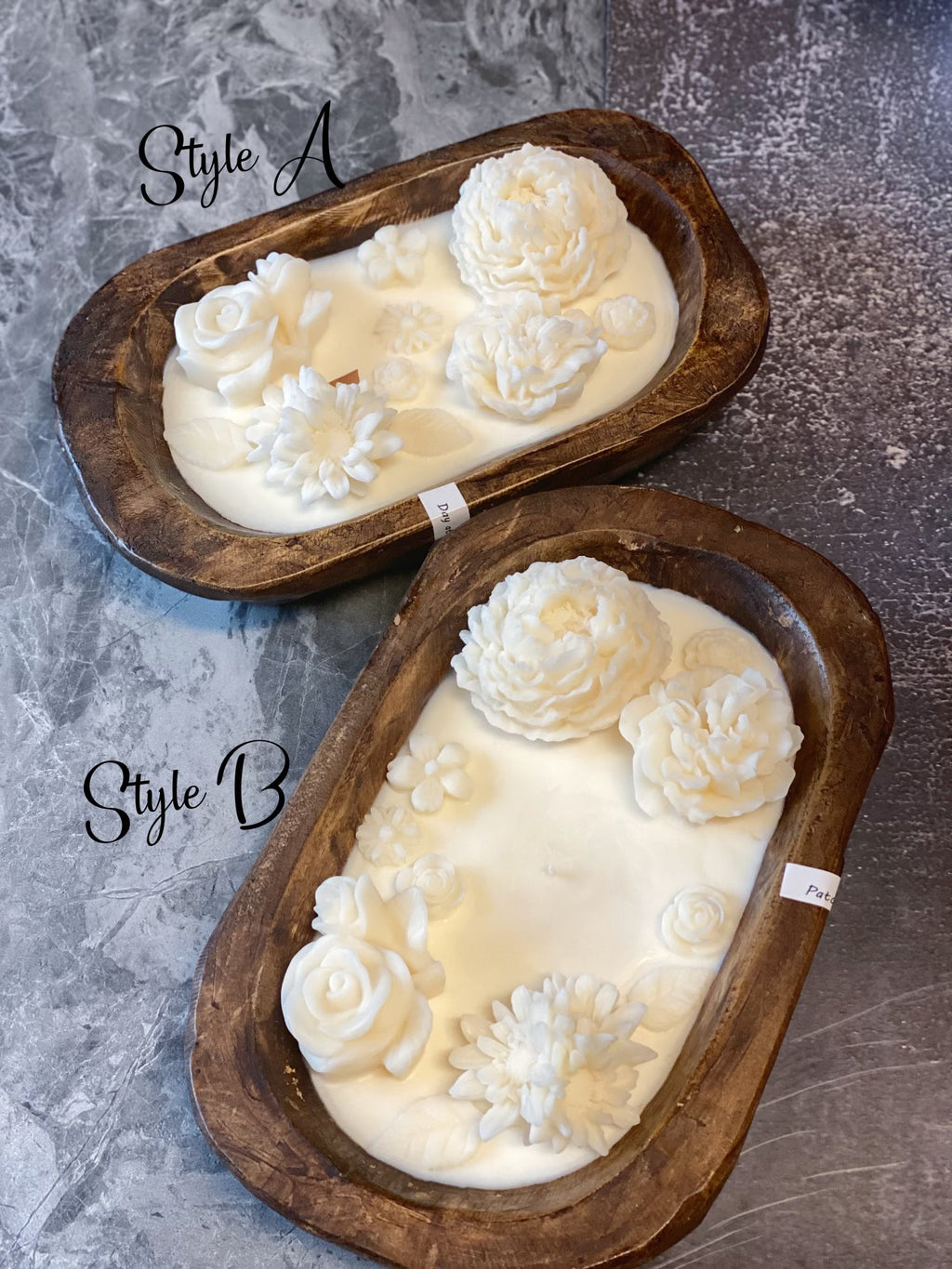 Botanical Garden Dough Bowl Candle-5