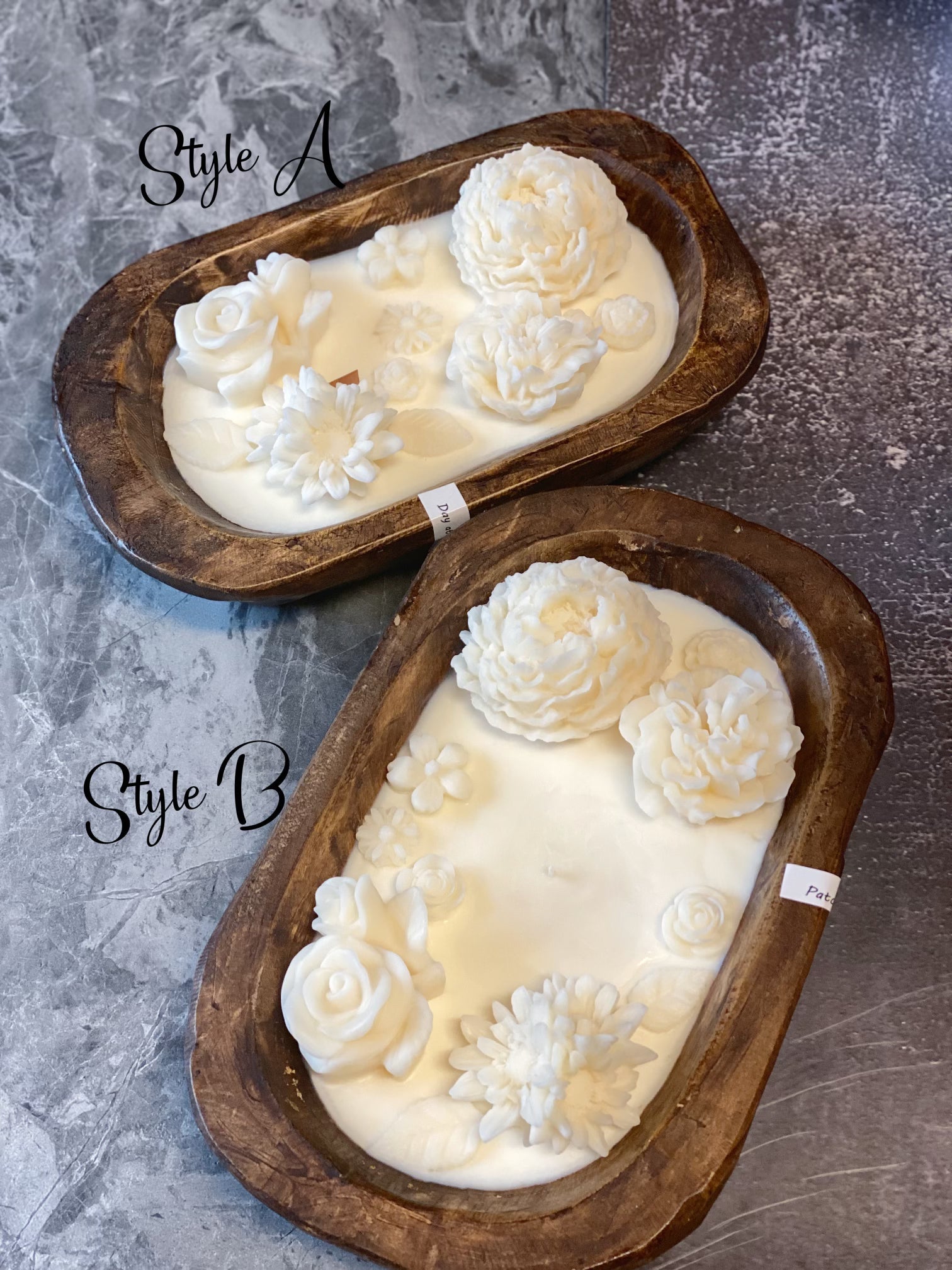 Botanical Garden Dough Bowl Candle-5