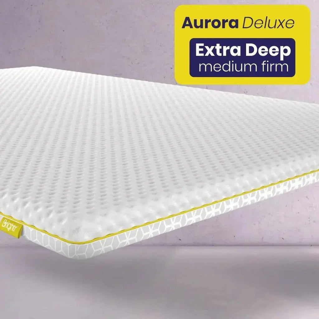 Brightr® Aurora Deluxe 2 in 1 Best Memory Foam mattress topper - Medium Firm