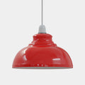 Vintage Retro Pendant Light Curvy Shade Metal Easy Fit E27/B22~1391