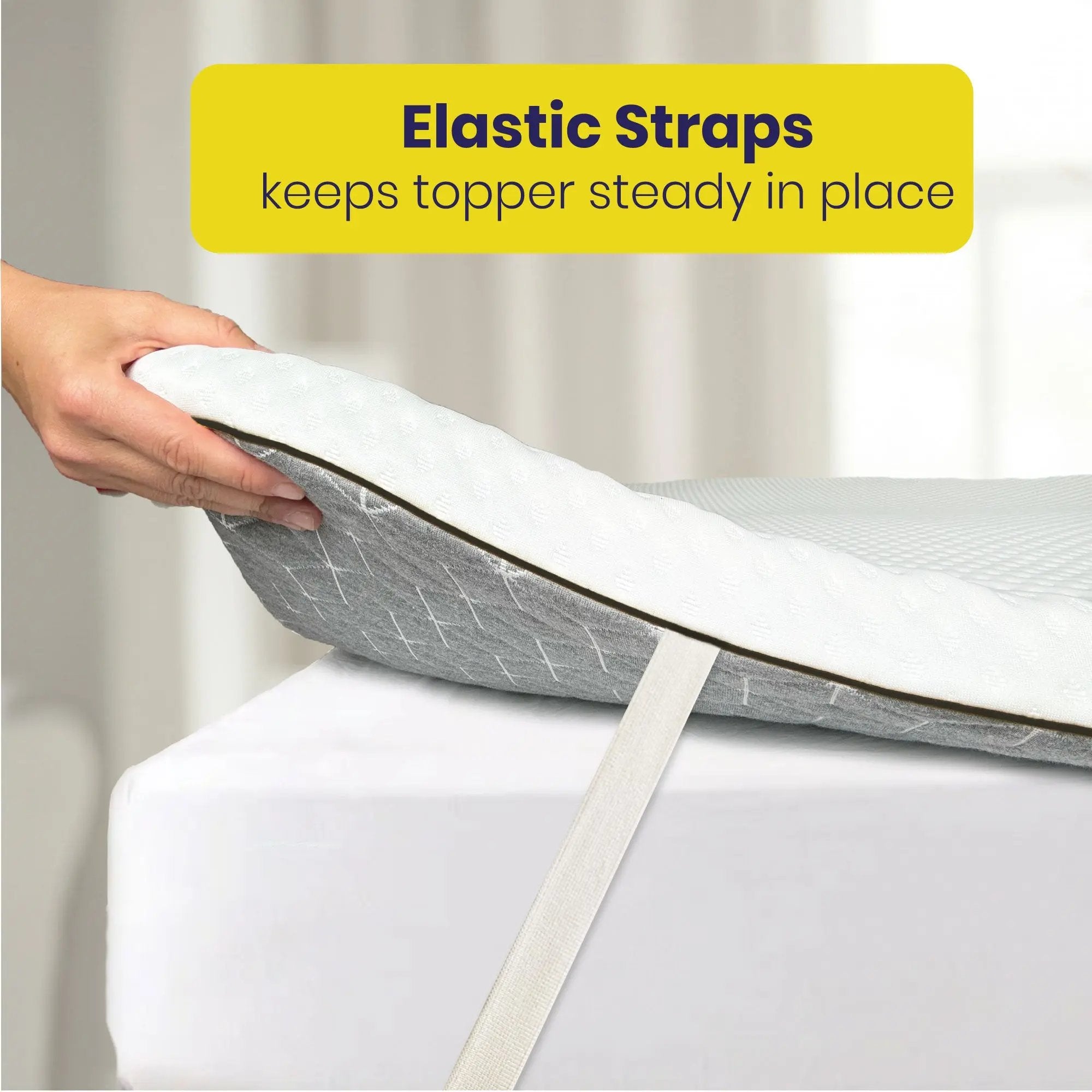 Brightr® Orthopedic Hard Mattress Topper for Back Pains