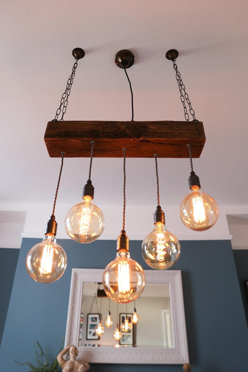 Oak Beam Chandelier Bespoke