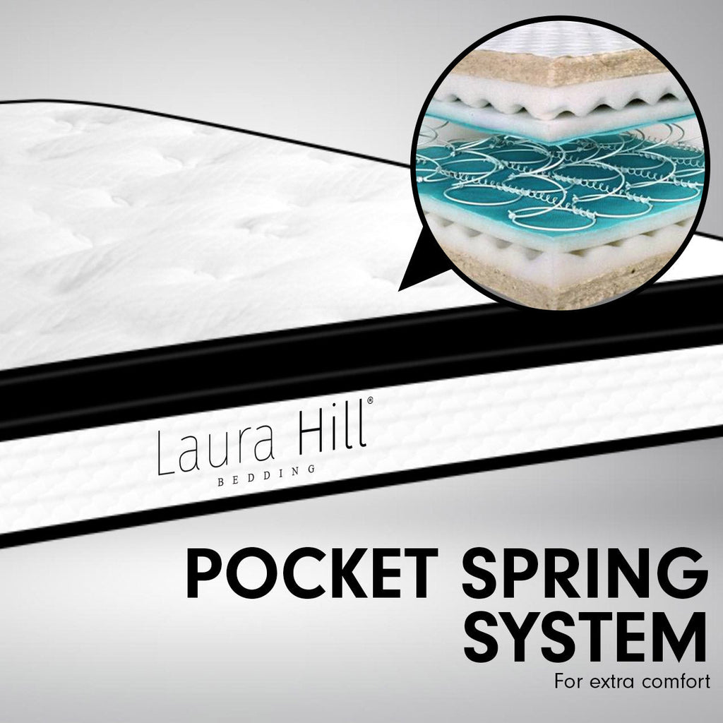 NNEDPE Laura Hill Queen Mattress with Euro Top - 32cm