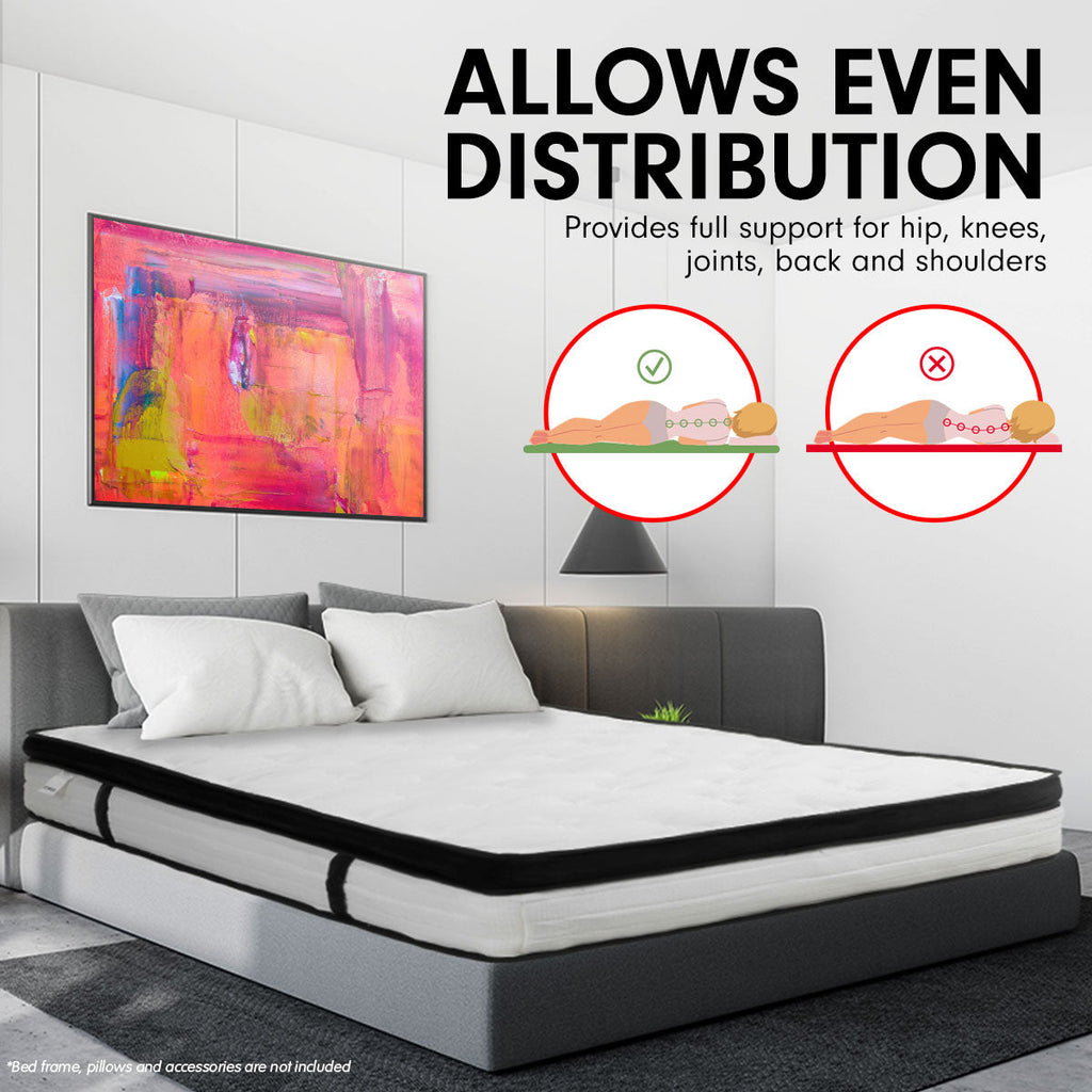 NNEDPE Laura Hill Queen Mattress with Euro Top - 32cm