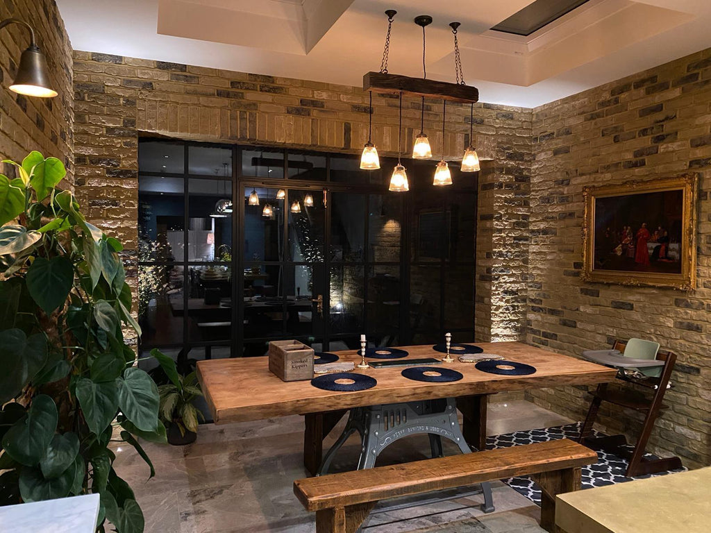 Oak Beam Chandelier Bespoke