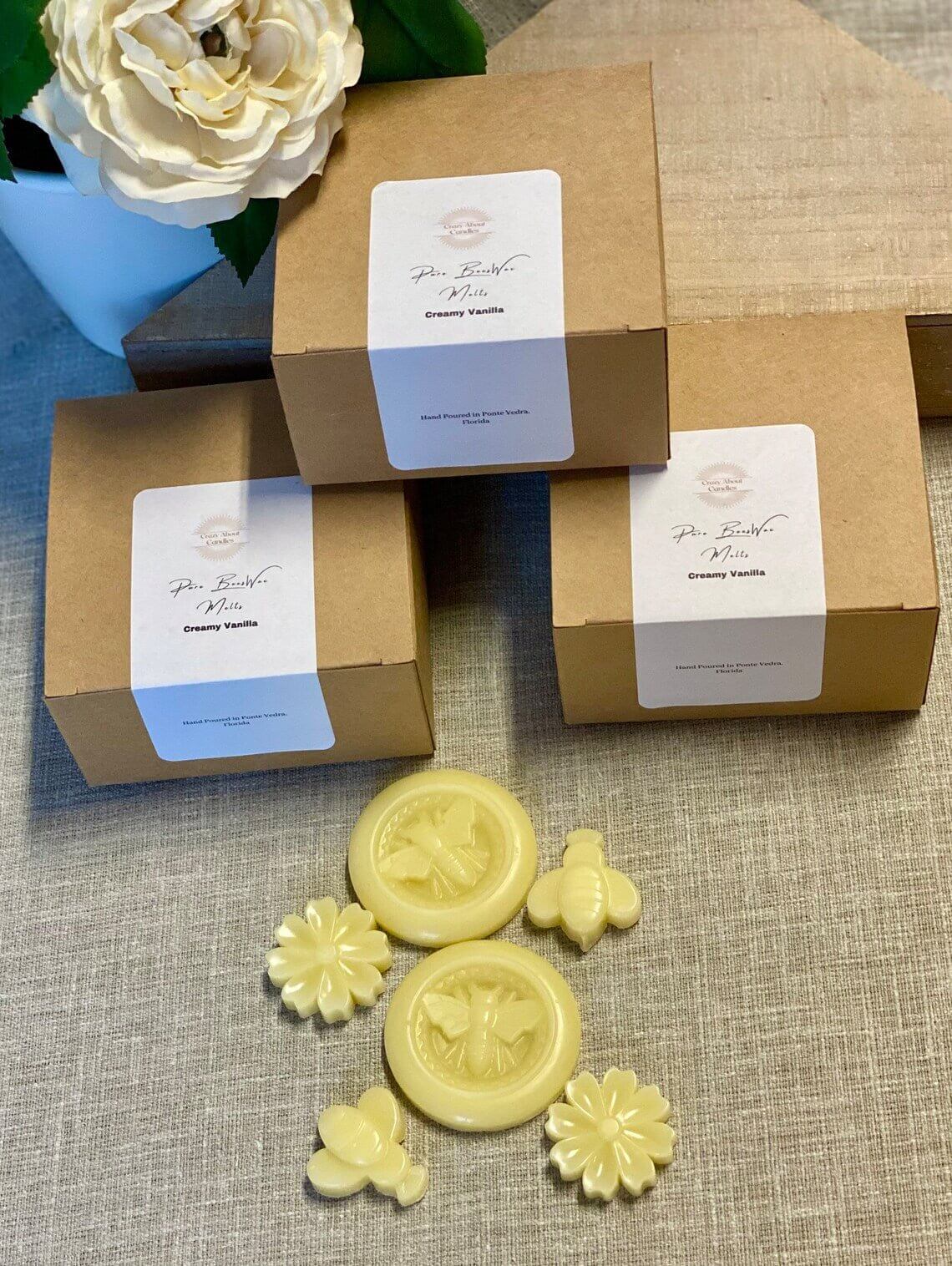 Beeswax Melts - Eco-Friendly Hand-Poured Scented Melts Set of 6 for a Natural Aroma-1