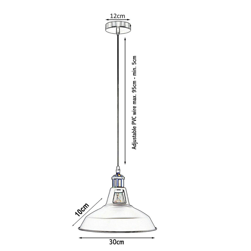 E27 Metal Hanging Pendant Light ~6254