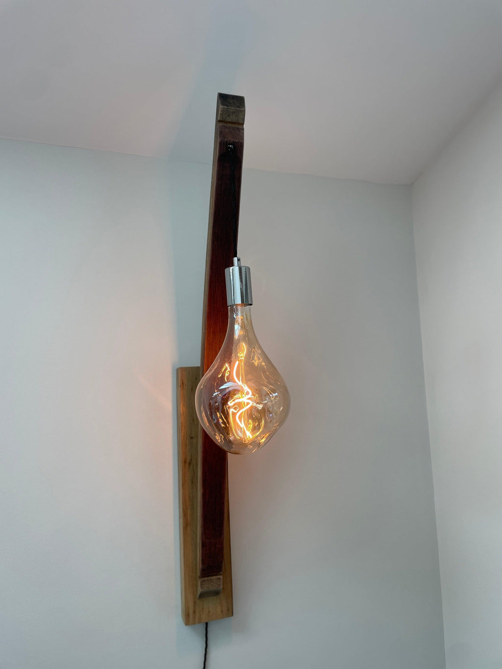 Whiskey Stave Wall Light