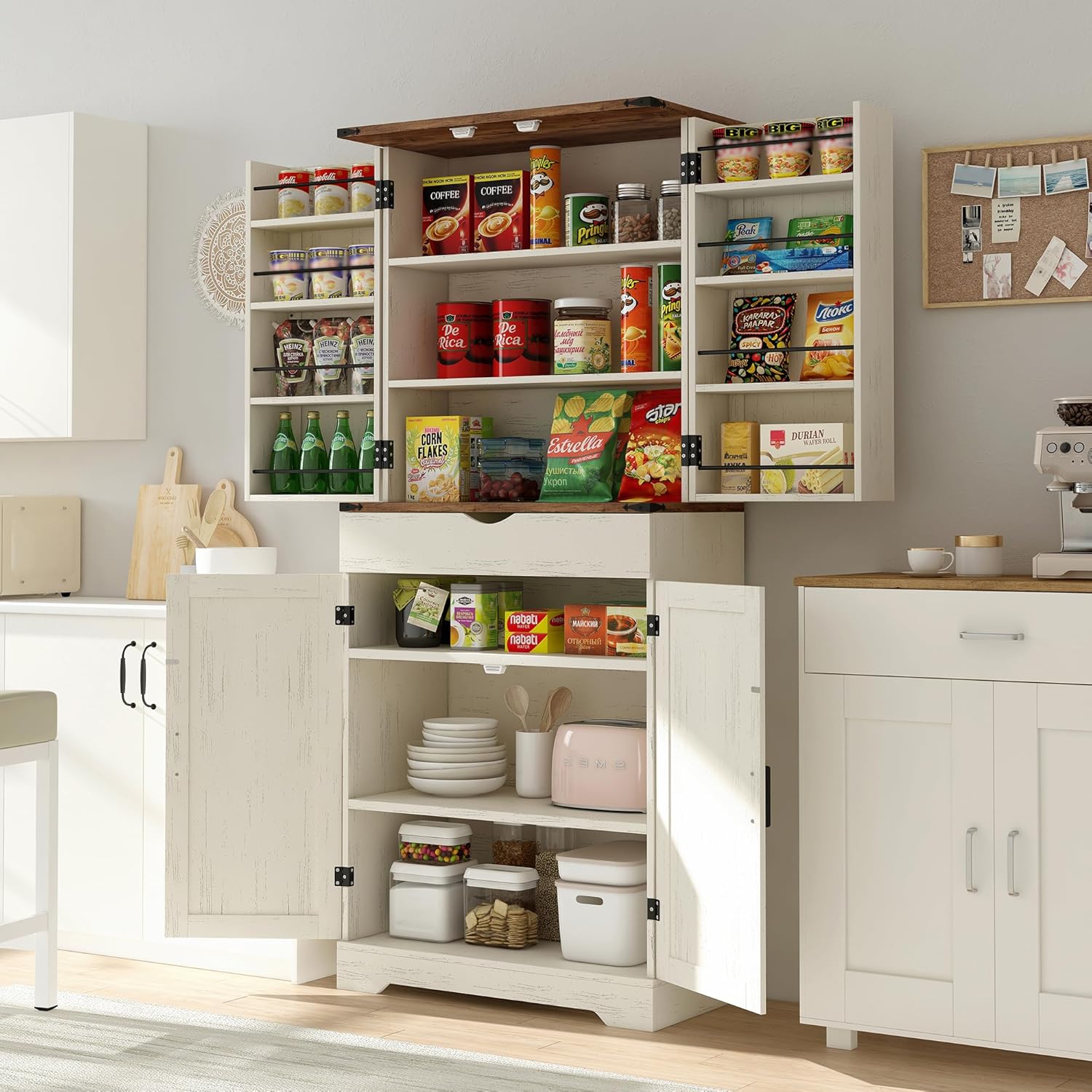 Vektaya US-SC001  72'' Tall Kitchen Storage Pantry Cabinet